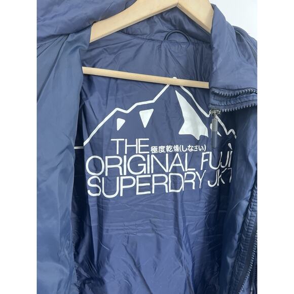 Superdry Navy The Original Fuji Jkt Quilted Puffer Ski Jacket XL - Picture 6 of 8